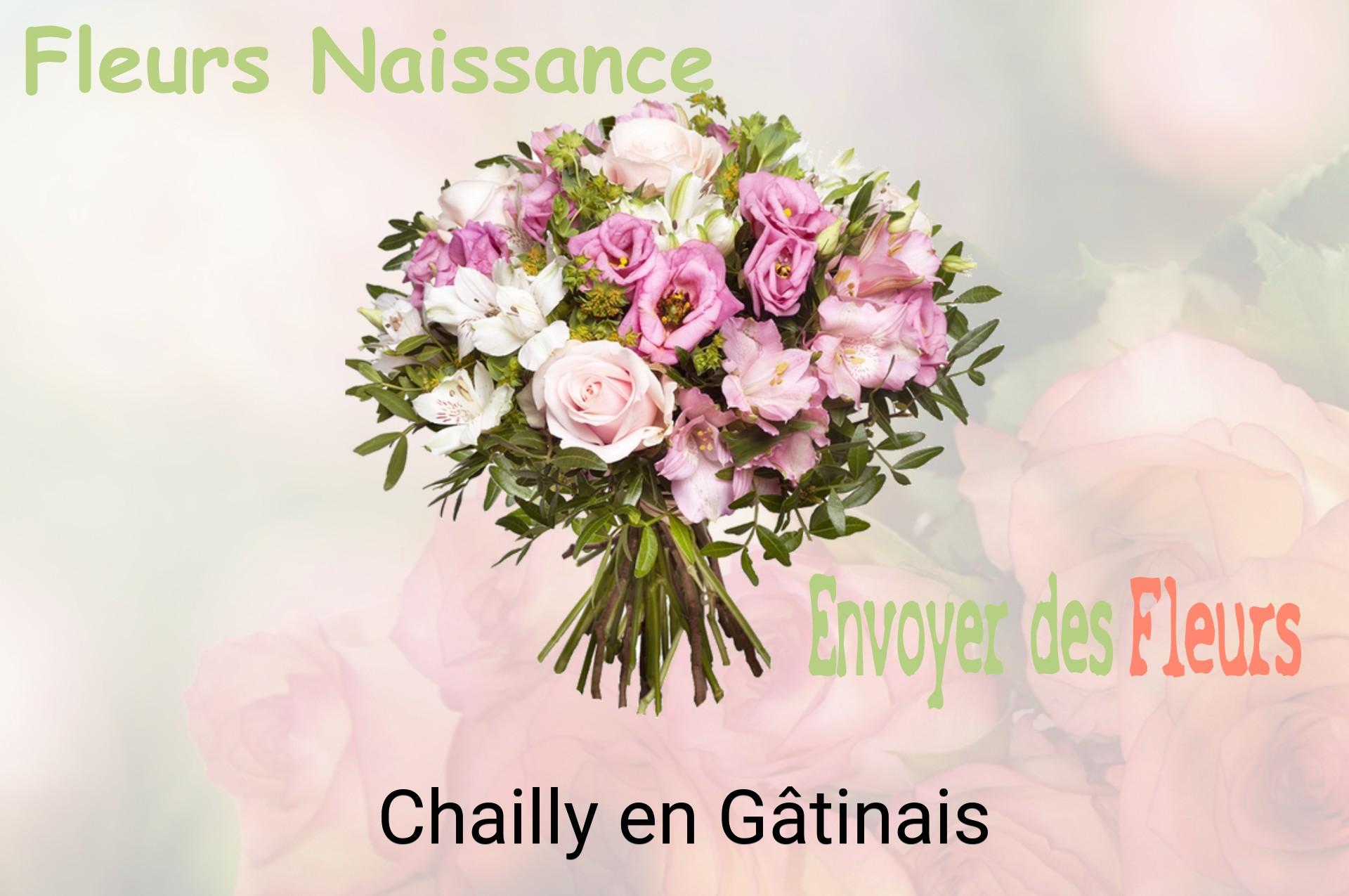 Bouquet de fleurs de naissance livré à Chailly-en-Gâtinais