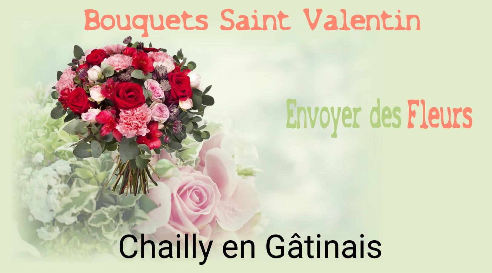 Roses de Saint-Valentin livrées à Chailly-en-Gâtinais